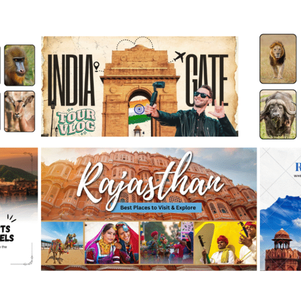 नॉर्थ इंडिया ट्रैवल इटिनरेरी - ताजमहल के साथ यात्री, राजस्थान में किले, या दिल्ली में लाल किला.