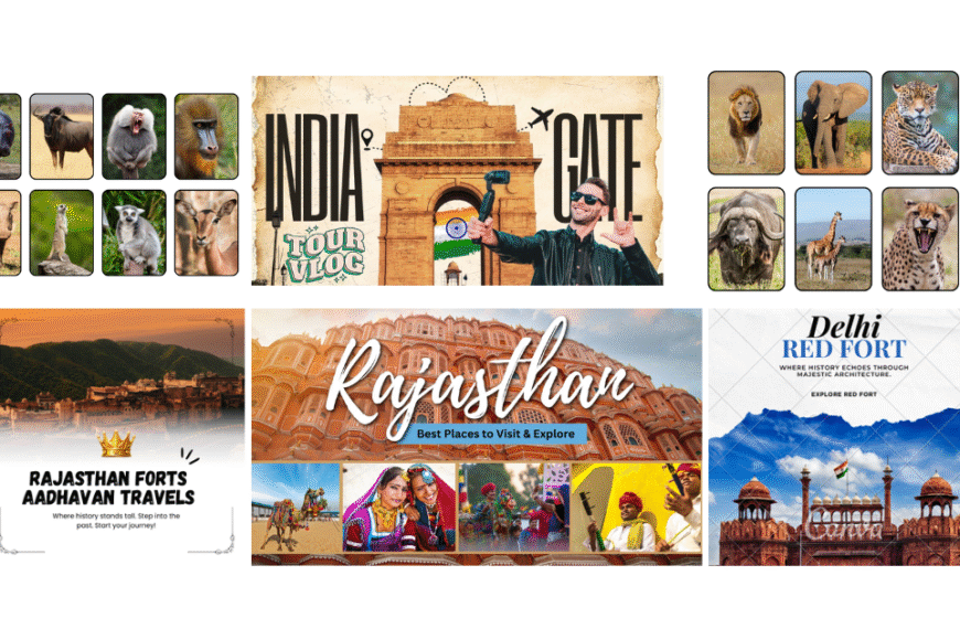 नॉर्थ इंडिया ट्रैवल इटिनरेरी - ताजमहल के साथ यात्री, राजस्थान में किले, या दिल्ली में लाल किला.